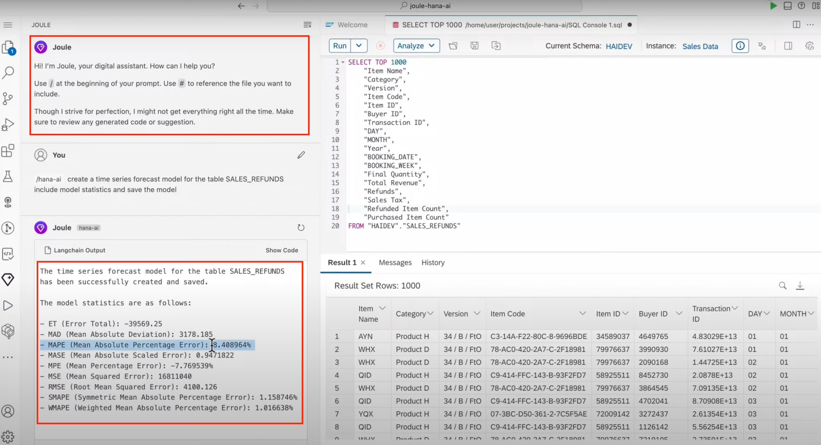 SAP Generative AI toolkit for HANA Cloud